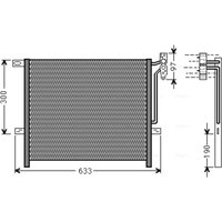 Kondensator, Klimaanlage AVA COOLING BWA5369 AVA von Ava Cooling