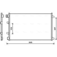 Kondensator, Klimaanlage AVA COOLING DNA5281 AVA von Ava Cooling