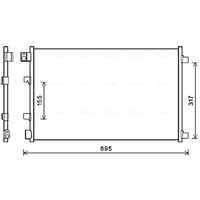 Kondensator, Klimaanlage AVA COOLING DNA5406 AVA von Ava Cooling