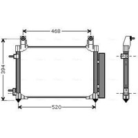 Kondensator, Klimaanlage AVA COOLING DW5081D AVA Kondensator, Klimaanlage AVA COOLING DW5081D AVA von Ava Cooling