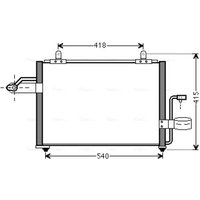 Kondensator, Klimaanlage AVA COOLING DW5084 von Ava Cooling