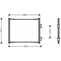 Kondensator, Klimaanlage AVA COOLING FD5262 AVA von Ava Cooling