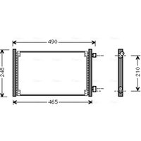 Kondensator, Klimaanlage AVA COOLING FT5223 von Ava Cooling