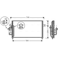 Kondensator, Klimaanlage AVA COOLING HY5059 AVA von Ava Cooling