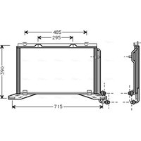 Kondensator, Klimaanlage AVA COOLING MS5222 AVA von Ava Cooling