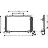 Kondensator, Klimaanlage AVA COOLING MSA5268 AVA von Ava Cooling