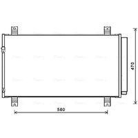 Kondensator, Klimaanlage AVA COOLING MT5258D AVA von Ava Cooling