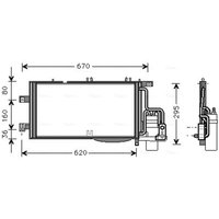 Kondensator, Klimaanlage AVA COOLING OLA5370D AVA Kondensator, Klimaanlage AVA COOLING OLA5370D AVA von Ava Cooling
