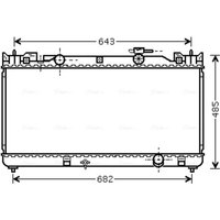 Kühler, Motorkühlung AVA COOLING TO2341 von Ava Cooling
