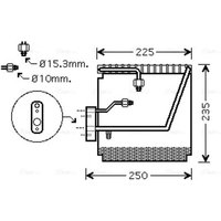 Verdampfer, Klimaanlage AVA COOLING HDV198 von Ava Cooling