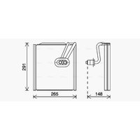 Verdampfer, Klimaanlage AVA COOLING HYV444 AVA Verdampfer, Klimaanlage AVA COOLING HYV444 AVA von Ava Cooling