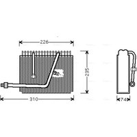 Verdampfer, Klimaanlage AVA COOLING OLV320 von Ava Cooling