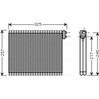 Verdampfer, Klimaanlage AVA COOLING TOV484 AVA von Ava Cooling