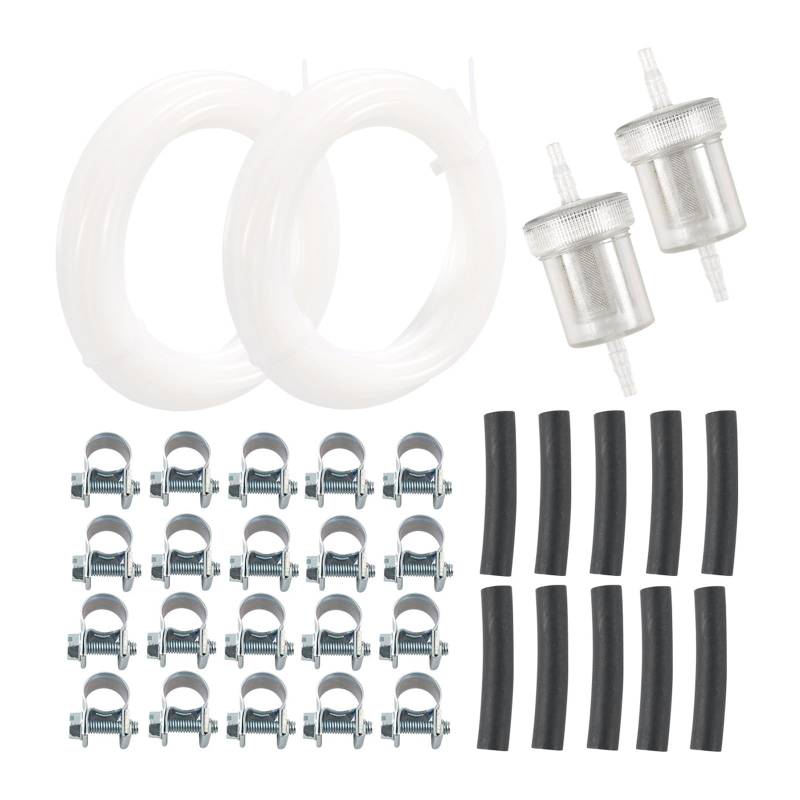 Avejjbaey 2 Sets Kraftstoffe Heizungsstoffe Linie Kits 4meter Mit Filtern Und Schlauchklammern Temperaturbeständig Für Effiziente Heizsysteme von Avejjbaey