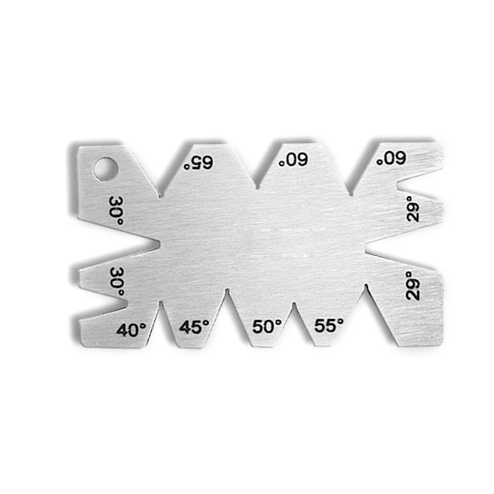Avejjbaey Winkelmesser Metallbearbeitungsschraubengewinde Tragbare Edelstahl Schneidwinkel Gage Messinstrument Avejjbaey Winkelmesser Metallbearbeitungsschraubengewinde Tragbare Edelstahl Schneidwinkel Gage Messinstrument von Avejjbaey