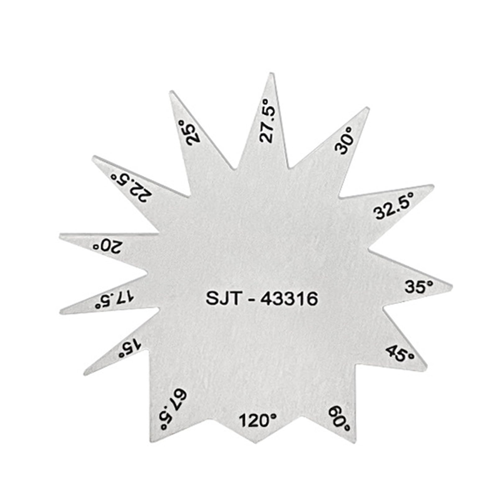 Avejjbaey Winkelmesser Metallbearbeitungsschraubengewinde Tragbare Edelstahl Schneidwinkel Gage Messinstrument Avejjbaey Winkelmesser Metallbearbeitungsschraubengewinde Tragbare Edelstahl Schneidwinkel Gage Messinstrument von Avejjbaey