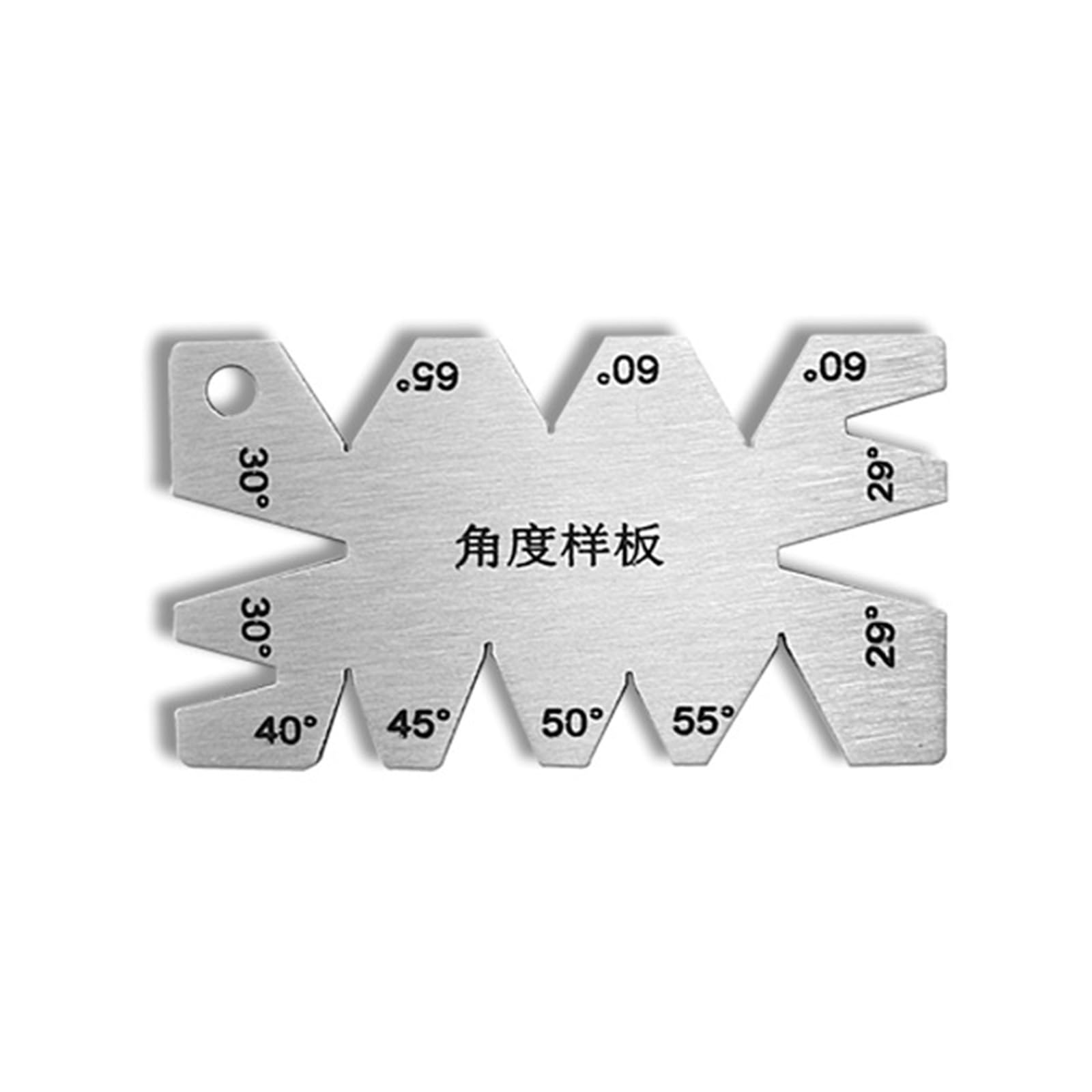 Avejjbaey Winkelmesser Metallbearbeitungsschraubengewinde Tragbare Edelstahl Schneidwinkel Gage Messinstrument Avejjbaey Winkelmesser Metallbearbeitungsschraubengewinde Tragbare Edelstahl Schneidwinkel Gage Messinstrument von Avejjbaey
