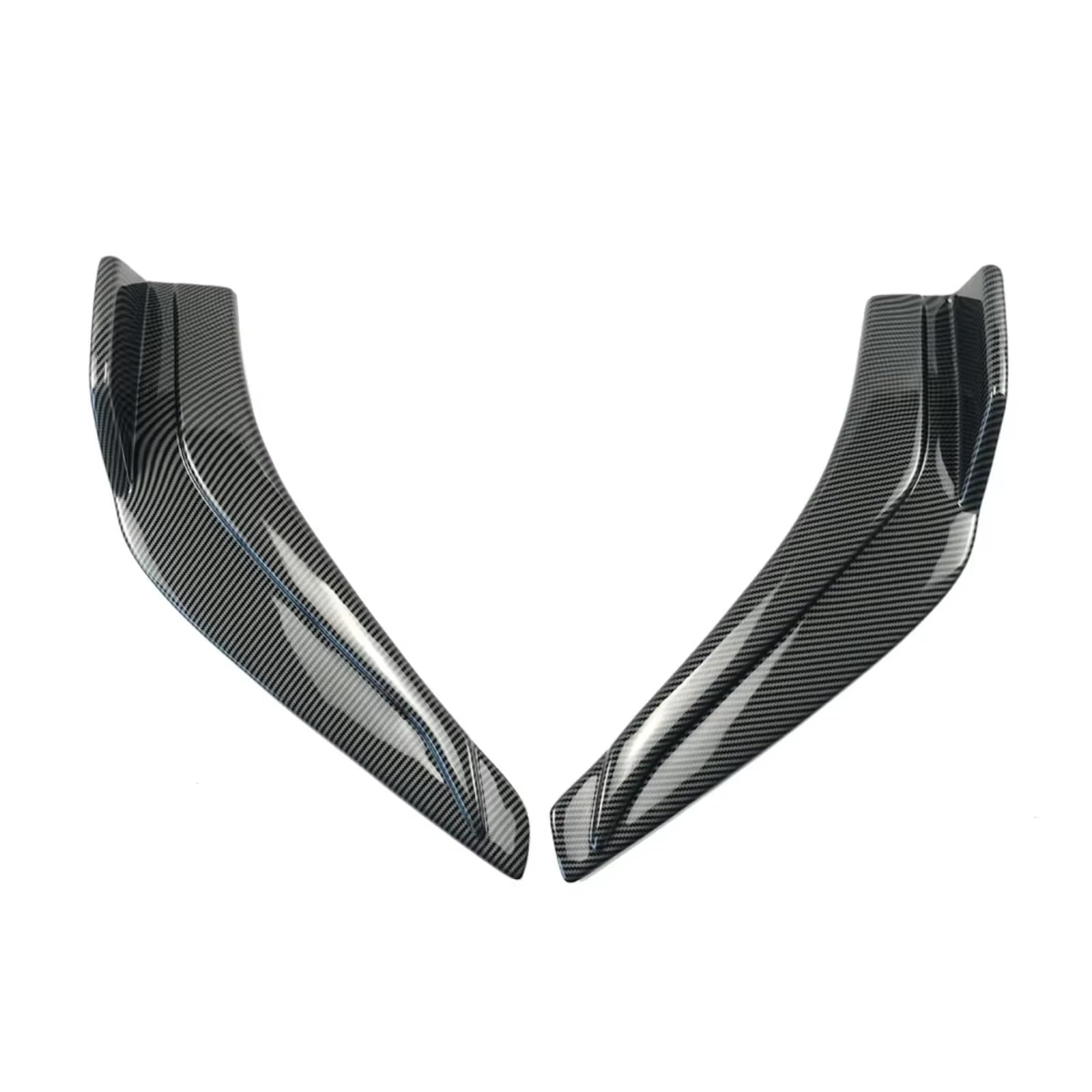 Frontspoiler Für Lexus IS300 IS350 IS500 F Sport 2021-2024 Frontstoßstange Ecke Auto Spoiler Body Kit Splitter Diffusor Protector Frontspoiler Lippe(Carbon Fiber Look) von Avfpra