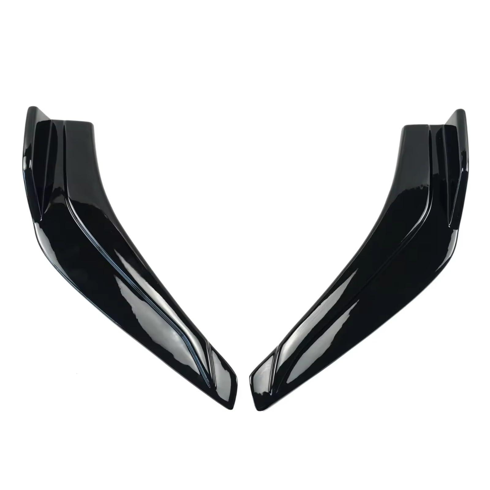 Frontspoiler Für Lexus IS300 IS350 IS500 F Sport 2021-2024 Frontstoßstange Ecke Auto Spoiler Body Kit Splitter Diffusor Protector Frontspoiler Lippe(Glossy Black) von Avfpra