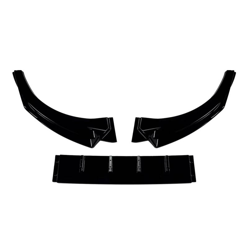 Frontspoiler Für VW Für Polo MK4 9N 2005-2008 Auto Front Stoßstange Lip Splitter Diffusor Lip Body Kit Auto Spoiler Stoßstange Zubehör Frontspoiler Lippe von Avfpra