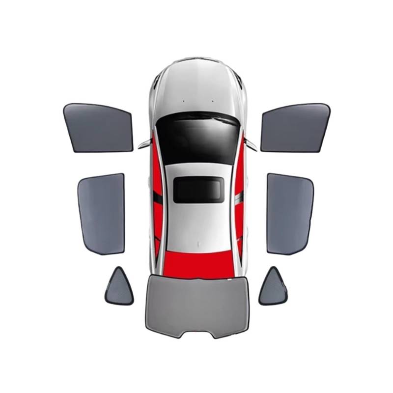 Sonnenschutz Auto Für Chery Für Tiggo 8 Pro 2020-2024 Auto-Sonnenschutzschild Frontscheibenvorhang Rückseite Babyfenster Sonnenschutzvisier(7PCS) von Avfpra