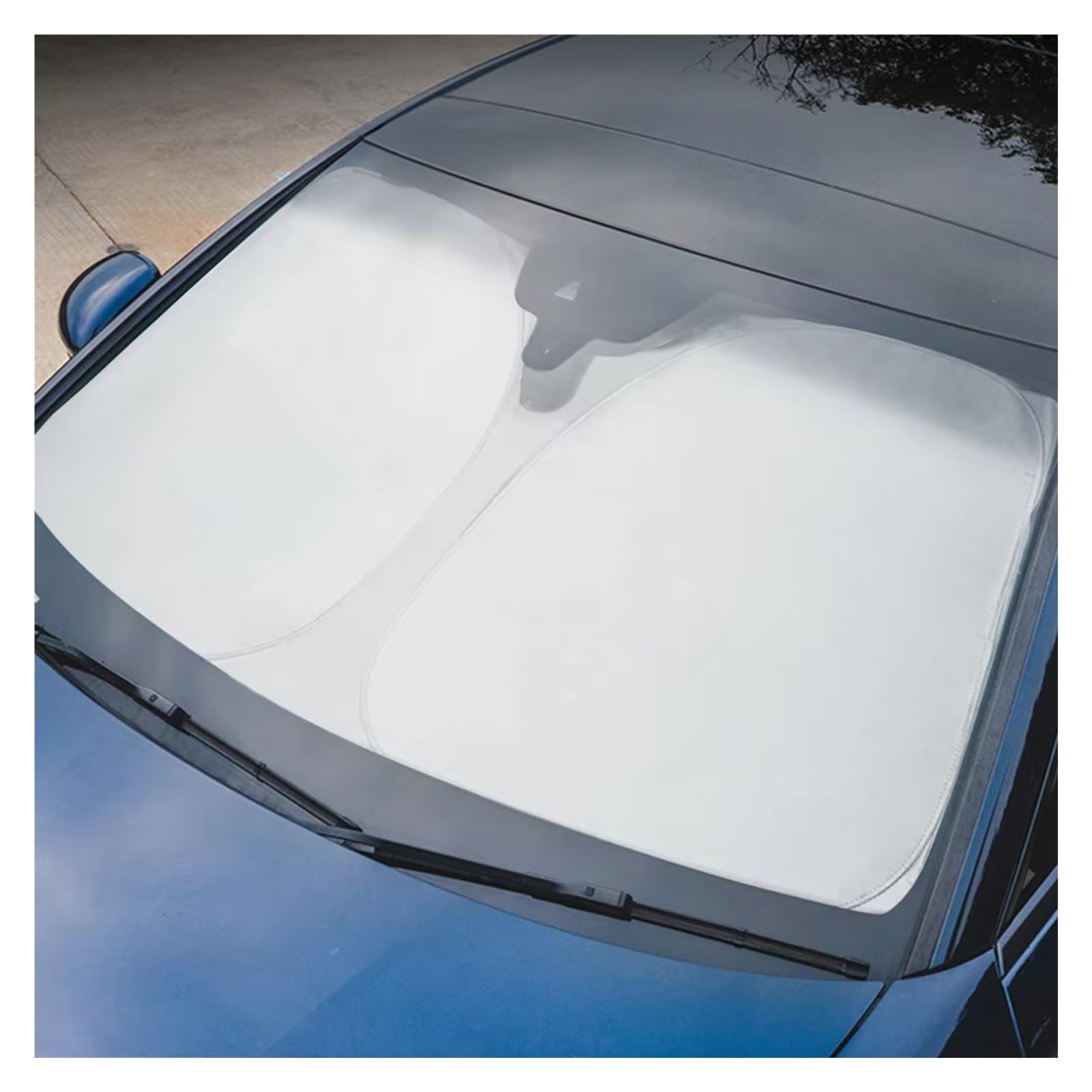 Sonnenschutz Auto Für Civic Für Typ R Fk8 Fk7 Fk2 Für Accord Für CRV Für Fit Mugen Auto Windschutzscheibe Sonnenschutz Abdeckungen Visiere Frontscheibe(70x140cm-B) von Avfpra