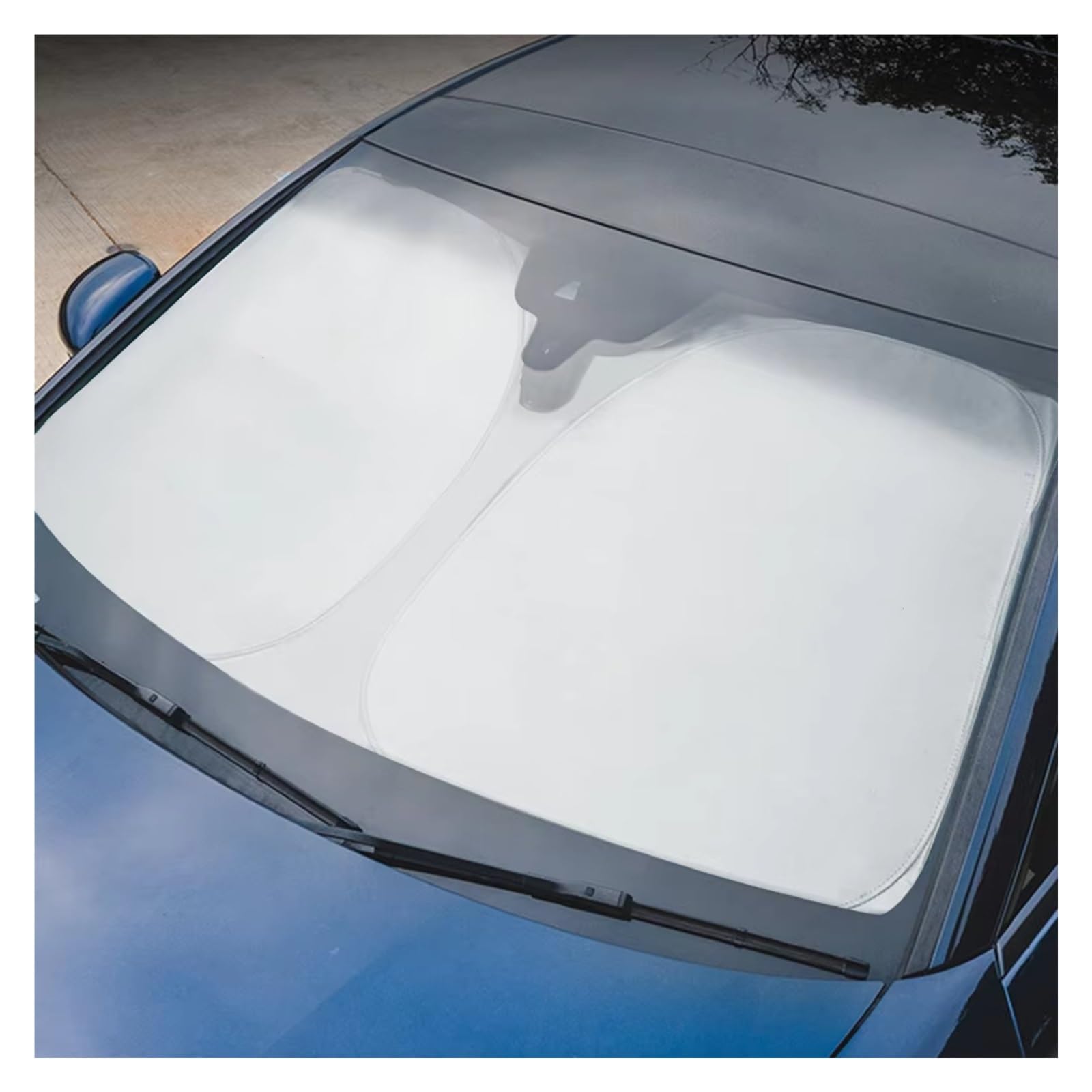 Sonnenschutz Auto Für Civic Für Typ R Fk8 Fk7 Fk2 Für Accord Für CRV Für Fit Mugen Auto Windschutzscheibe Sonnenschutz Abdeckungen Visiere Frontscheibe(80x145cm-B) von Avfpra