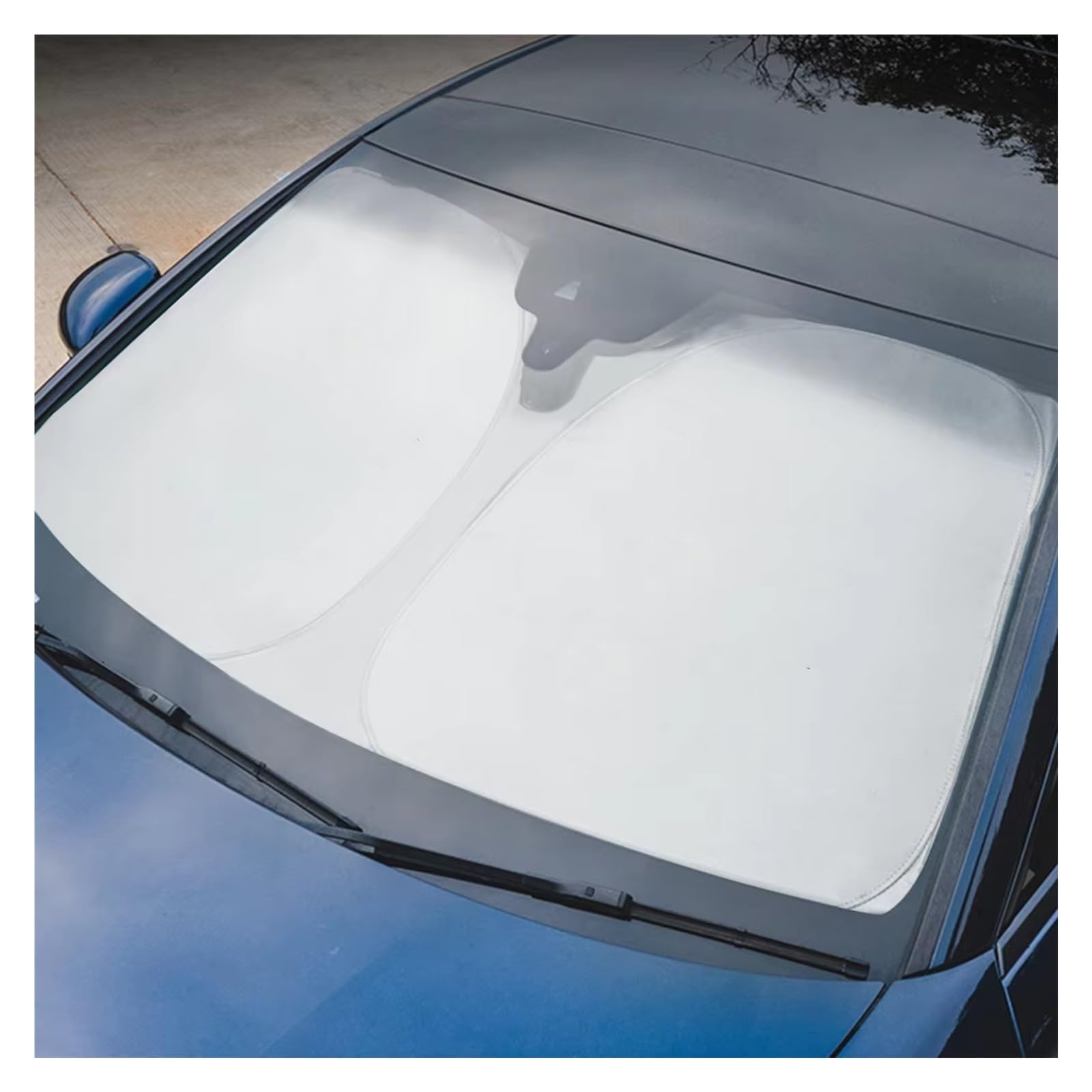 Sonnenschutz Auto Für Civic Für Typ R Fk8 Fk7 Fk2 Für Accord Für CRV Für Fit Mugen Auto Windschutzscheibe Sonnenschutz Abdeckungen Visiere Frontscheibe(80x145cm-C) von Avfpra