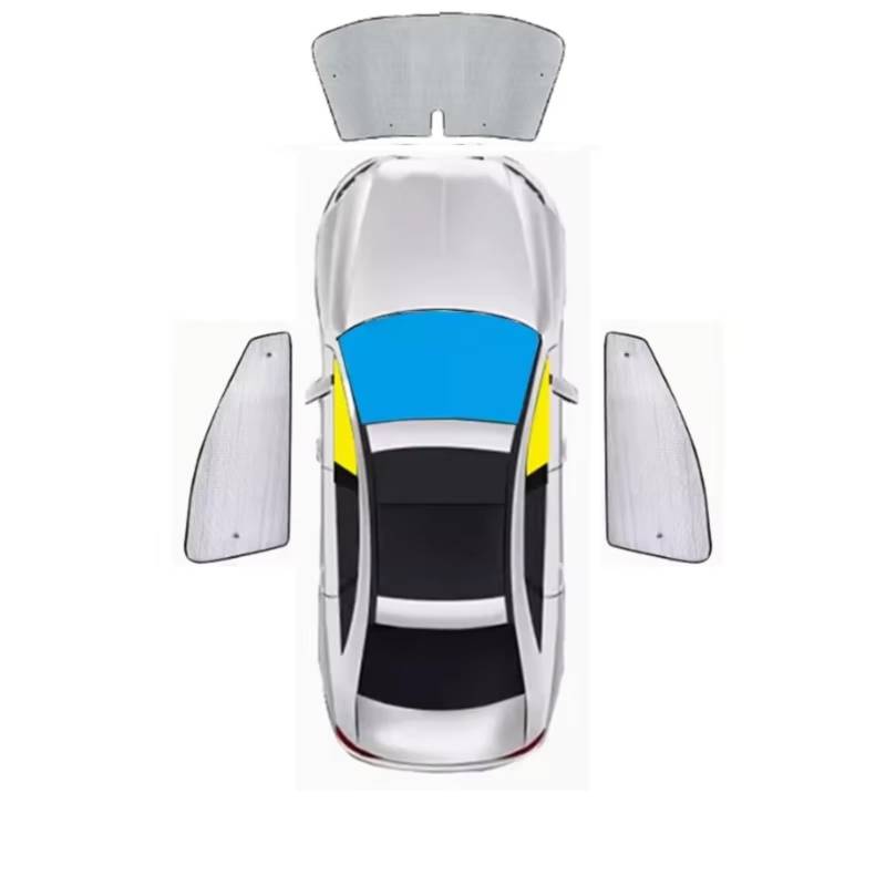 Sonnenschutz Auto Für Haval H6 Niedrige Konfiguration 2021~2023 Windschutzscheiben-Sonnenschutz Wärmedämmung Auto-Sonnenschutz-Visier Auto-Sonnenschutz(Front 3 Pieces) von Avfpra