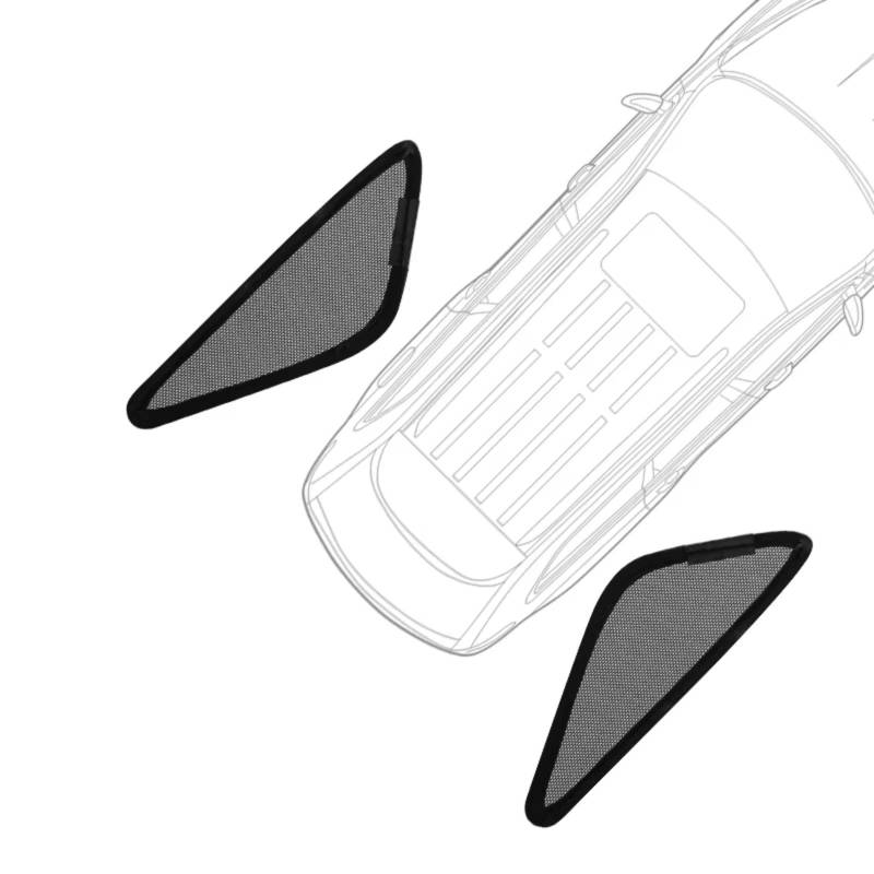 Sonnenschutz Auto Für Hyundai I30 PD Fließheck 2017-2024 Auto Sonnenschutz Frontscheibe Magnetische Mesh Vorhang(A Triangular Windows) von Avfpra
