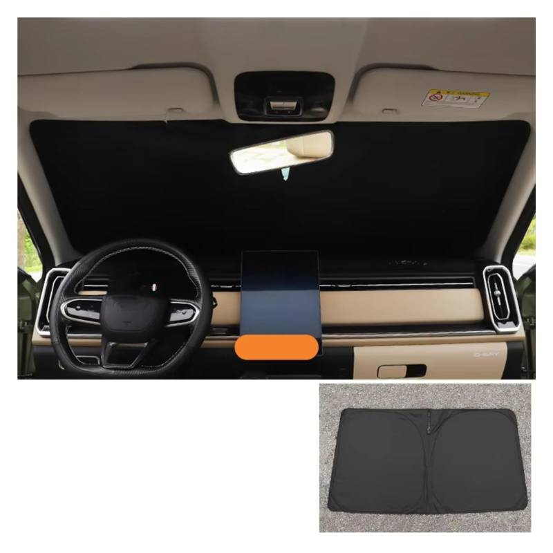 Sonnenschutz Auto Für JAECOO J7 2024 2023 Auto Styling Sonnenschutz Bildschirm Frontscheibe Sonnenschutz Vorhang Fenster Isolierung Sonnenschutz Net(Front Windshield) von Avfpra