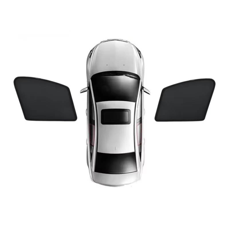 Sonnenschutz Auto Für Tesla Für Modell 3 2018-2024 Schutzschild Anti-Sonnenschutz Visier Windschutzscheibenabdeckung Magnetischer Sonnenschirm(2PCS Front) von Avfpra
