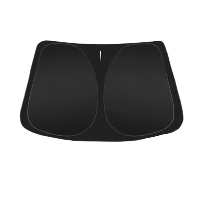 Sonnenschutz Auto Für Tesla Für Modell 3 Y 2017-2025 Windschutzscheibe Sonnenschutz Abdeckung Schutz Vorderseite Fenster Privatsphäre Blind(M3 Front Windshield) von Avfpra