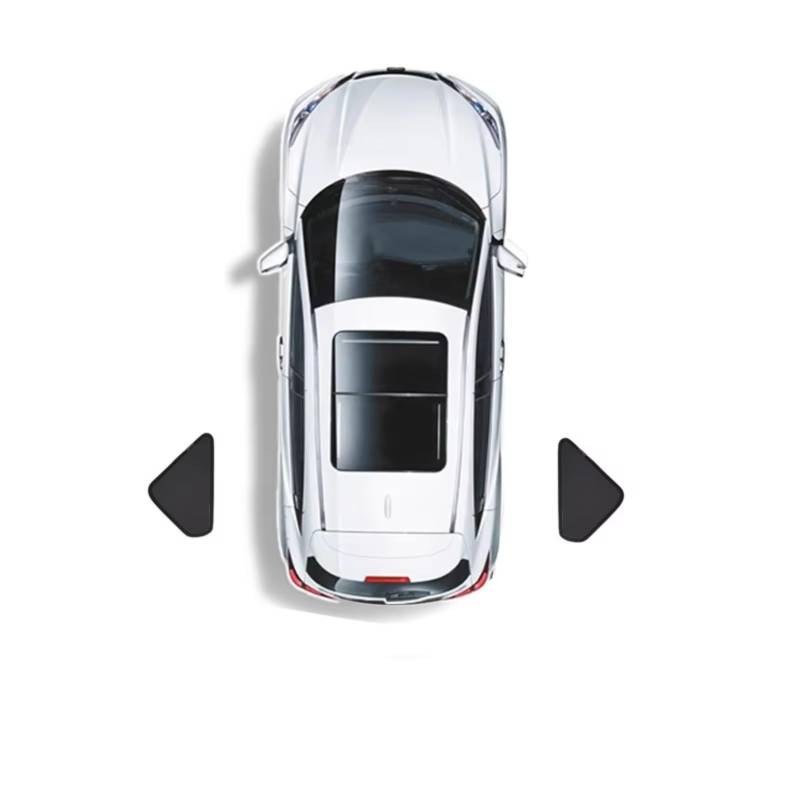 Sonnenschutz Auto Für Tesla Für Modell S 2024 Auto Sonnenschutz Dachfenster Windschutzscheibe Sonnenschutz Abdeckung Schutz Seite Fenster Blind Schiebedach(A- Triangle) von Avfpra