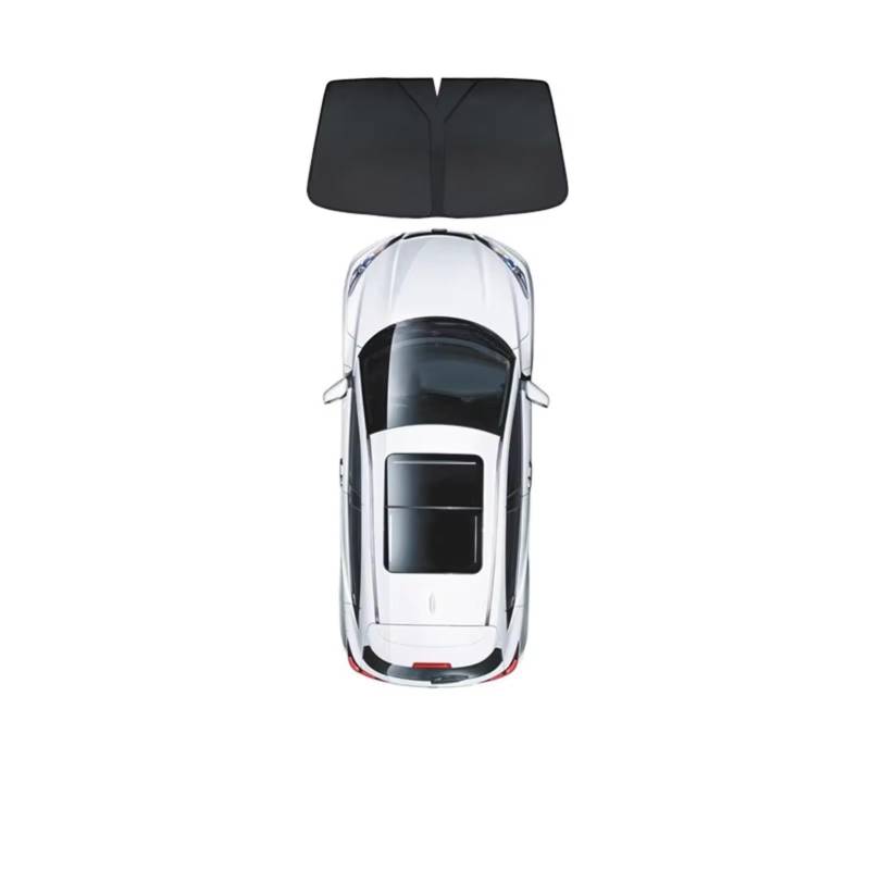 Sonnenschutz Auto Für Tesla Für Modell S 2024 Auto Sonnenschutz Dachfenster Windschutzscheibe Sonnenschutz Abdeckung Schutz Seite Fenster Blind Schiebedach(B- Front Wind) von Avfpra