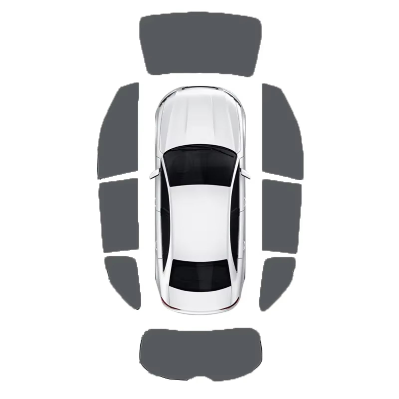 Sonnenschutz Auto Für Tesla Für Modell Y 2020 2021 2022 2023 2024 2025 Magnetische Blockiervorhänge Privatsphäre Schattierung Sonnenschutz Visier(8PCS Set) von Avfpra