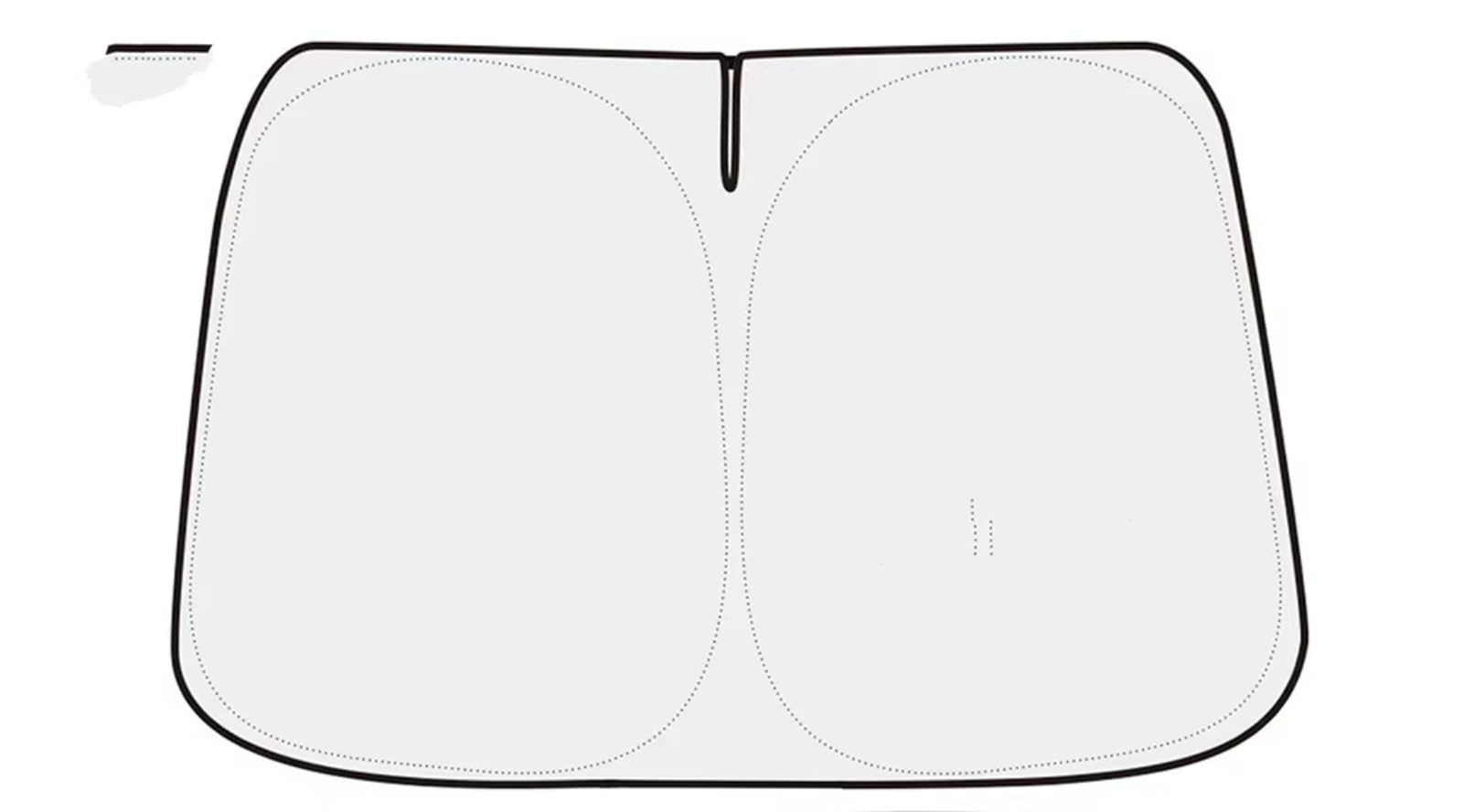 Sonnenschutz Auto Für Tesla Für Modell Y 3 2016-2024 Auto Sonnenschutz Frontscheibe Schatten Abdeckung Visier Windschutzscheibe Sonnenschirm(Dark Grey) von Avfpra