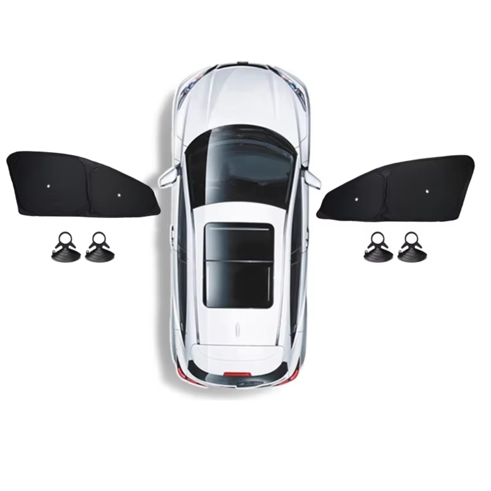 Sonnenschutz Auto Für Tesla Für Modell Y 3 2025 XS Sonnenschutz Vorne Hinten Seite Fenster Sonnenschutz Windschutzscheibe Sonnenblende(M3 Front Side New) von Avfpra