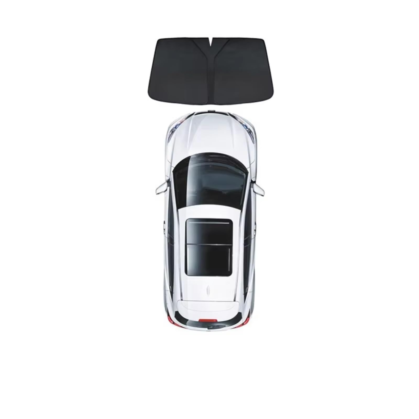 Sonnenschutz Auto Für Tesla Für Modell Y 3 2025 XS Sonnenschutz Vorne Hinten Seite Fenster Sonnenschutz Windschutzscheibe Sonnenblende(M3 Front Windshield) von Avfpra