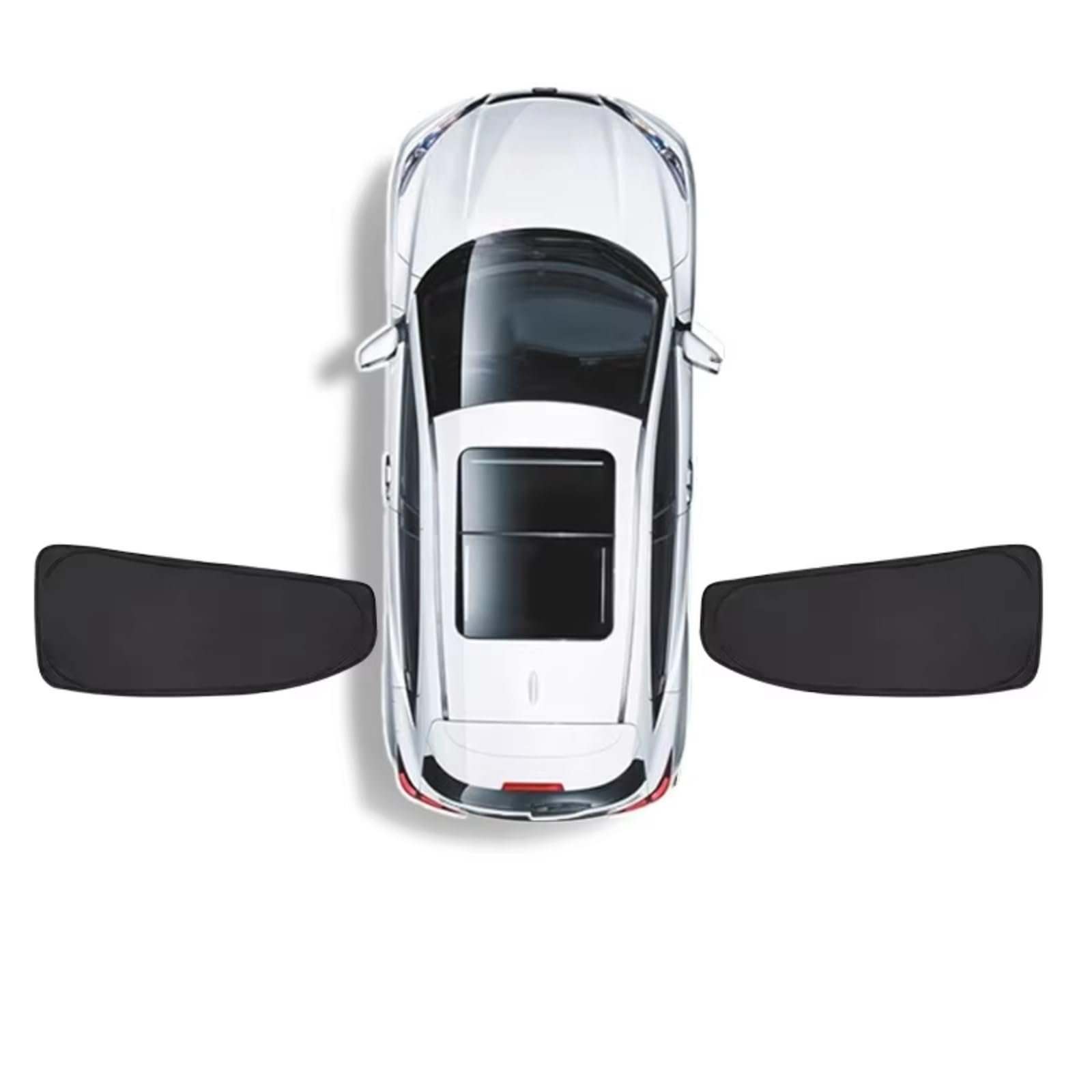 Sonnenschutz Auto Für Tesla Für Modell Y 3 2025 XS Sonnenschutz Vorne Hinten Seite Fenster Sonnenschutz Windschutzscheibe Sonnenblende(M3 Rear Side) von Avfpra