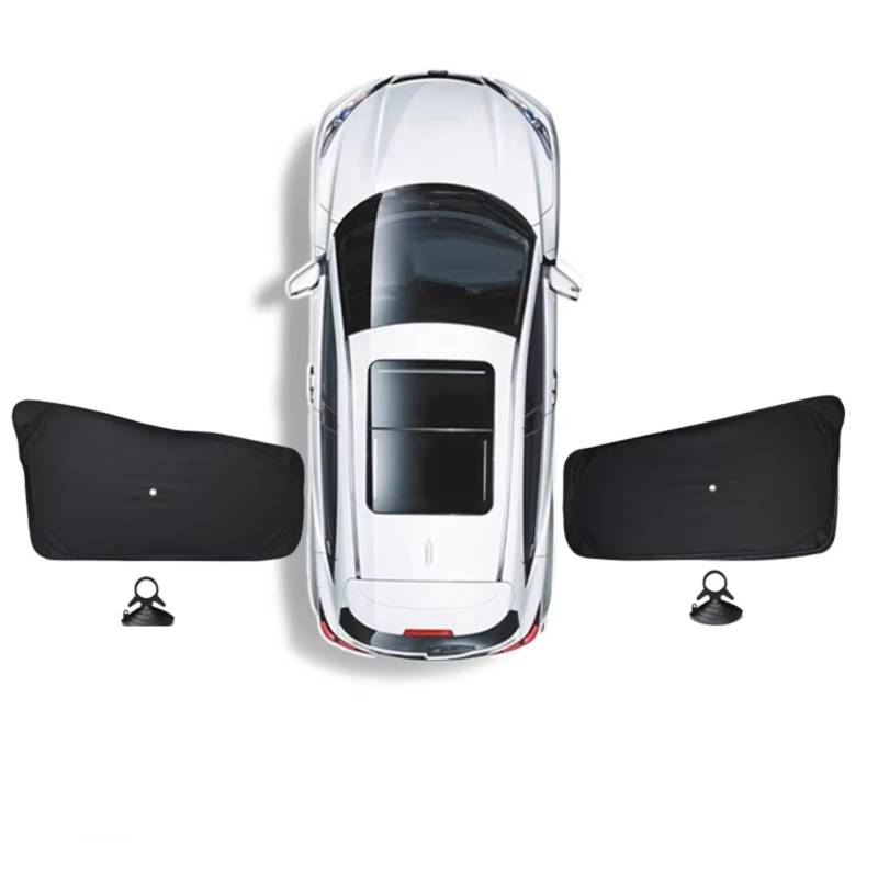 Sonnenschutz Auto Für Tesla Für Modell Y 3 2025 XS Sonnenschutz Vorne Hinten Seite Fenster Sonnenschutz Windschutzscheibe Sonnenblende(M3 Rear Side New) von Avfpra