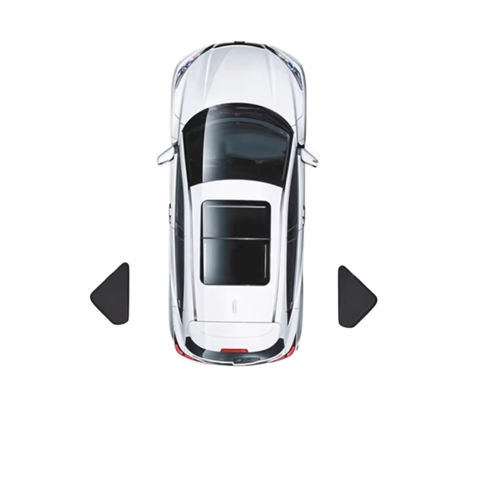 Sonnenschutz Auto Für Tesla Für Modell Y 3 2025 XS Sonnenschutz Vorne Hinten Seite Fenster Sonnenschutz Windschutzscheibe Sonnenblende(M3 Triangle Window) von Avfpra