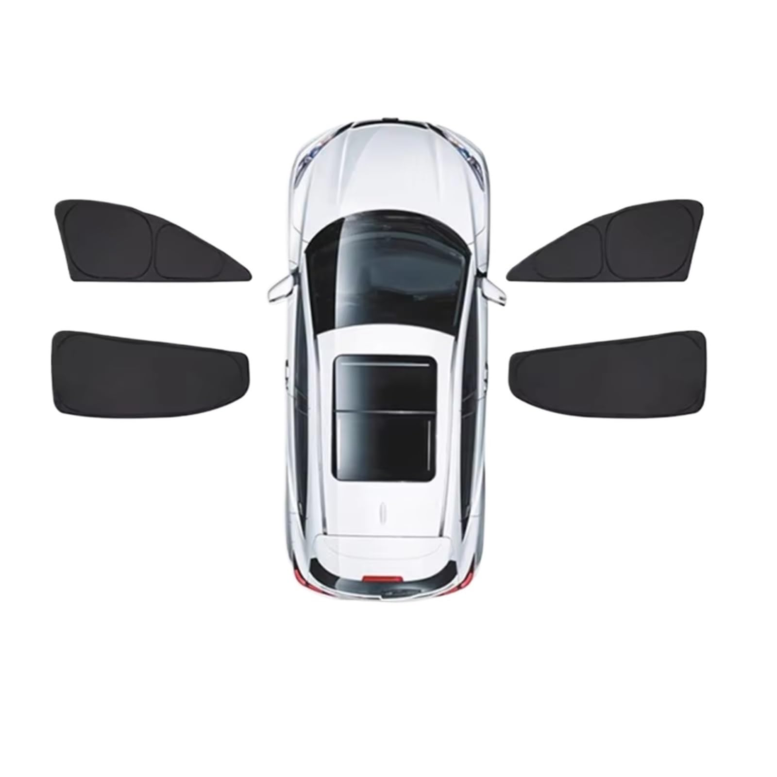 Sonnenschutz Auto Für Tesla Für Modell Y 3 2025 XS Sonnenschutz Vorne Hinten Seite Fenster Sonnenschutz Windschutzscheibe Sonnenblende(MS New F R Side) von Avfpra