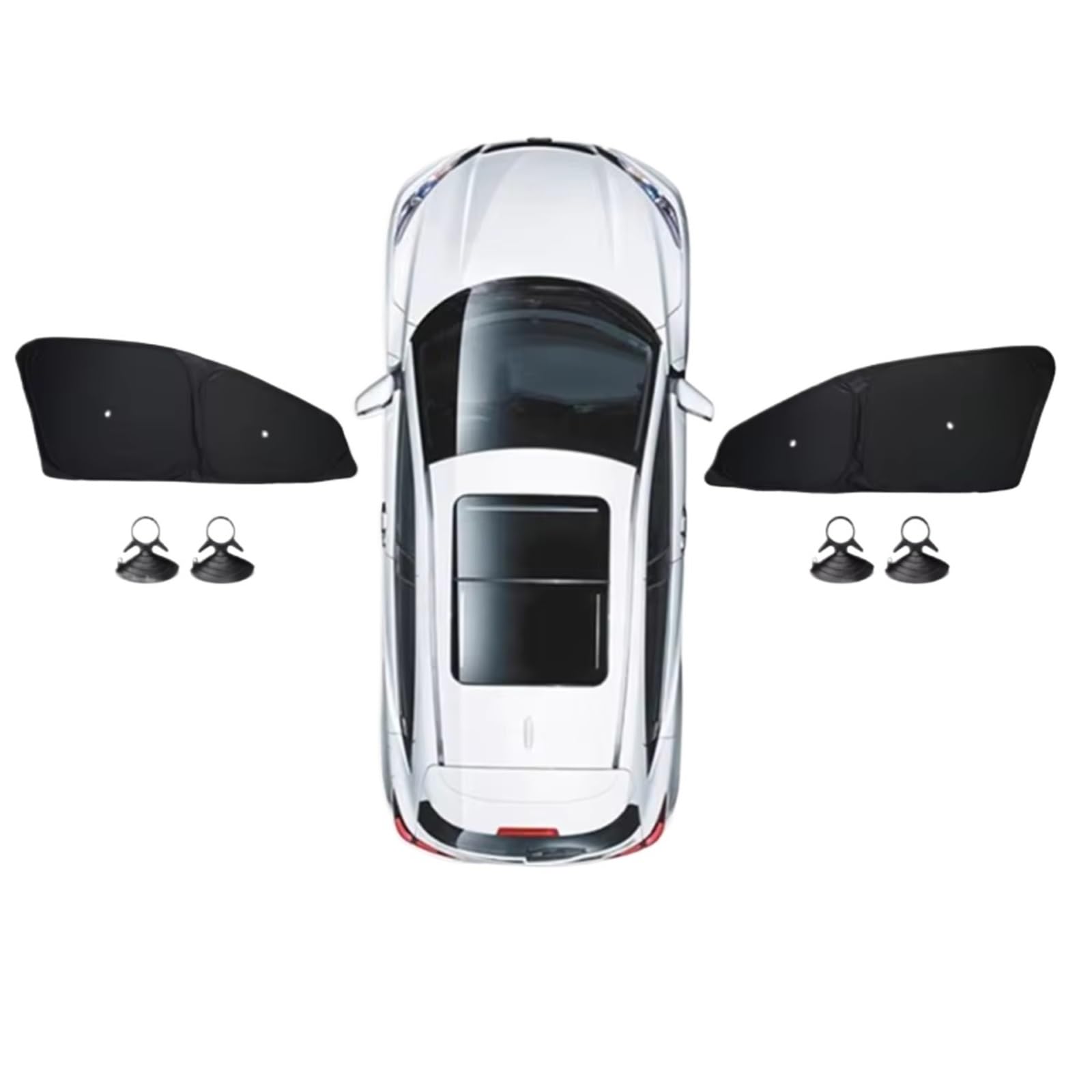Sonnenschutz Auto Für Tesla Für Modell Y 3 2025 XS Sonnenschutz Vorne Hinten Seite Fenster Sonnenschutz Windschutzscheibe Sonnenblende(MX Front Side New) von Avfpra