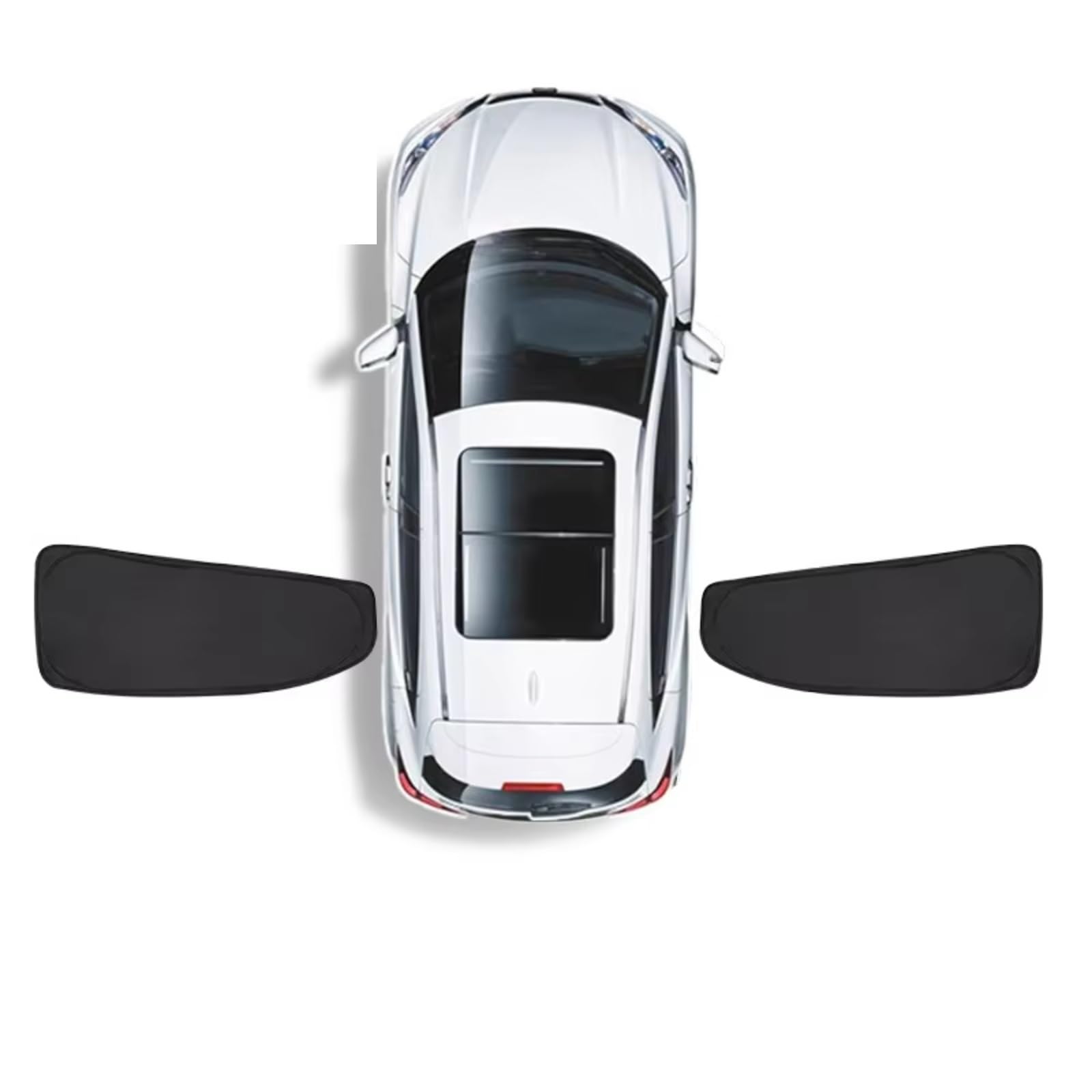 Sonnenschutz Auto Für Tesla Für Modell Y 3 2025 XS Sonnenschutz Vorne Hinten Seite Fenster Sonnenschutz Windschutzscheibe Sonnenblende(MX Rear Side) von Avfpra