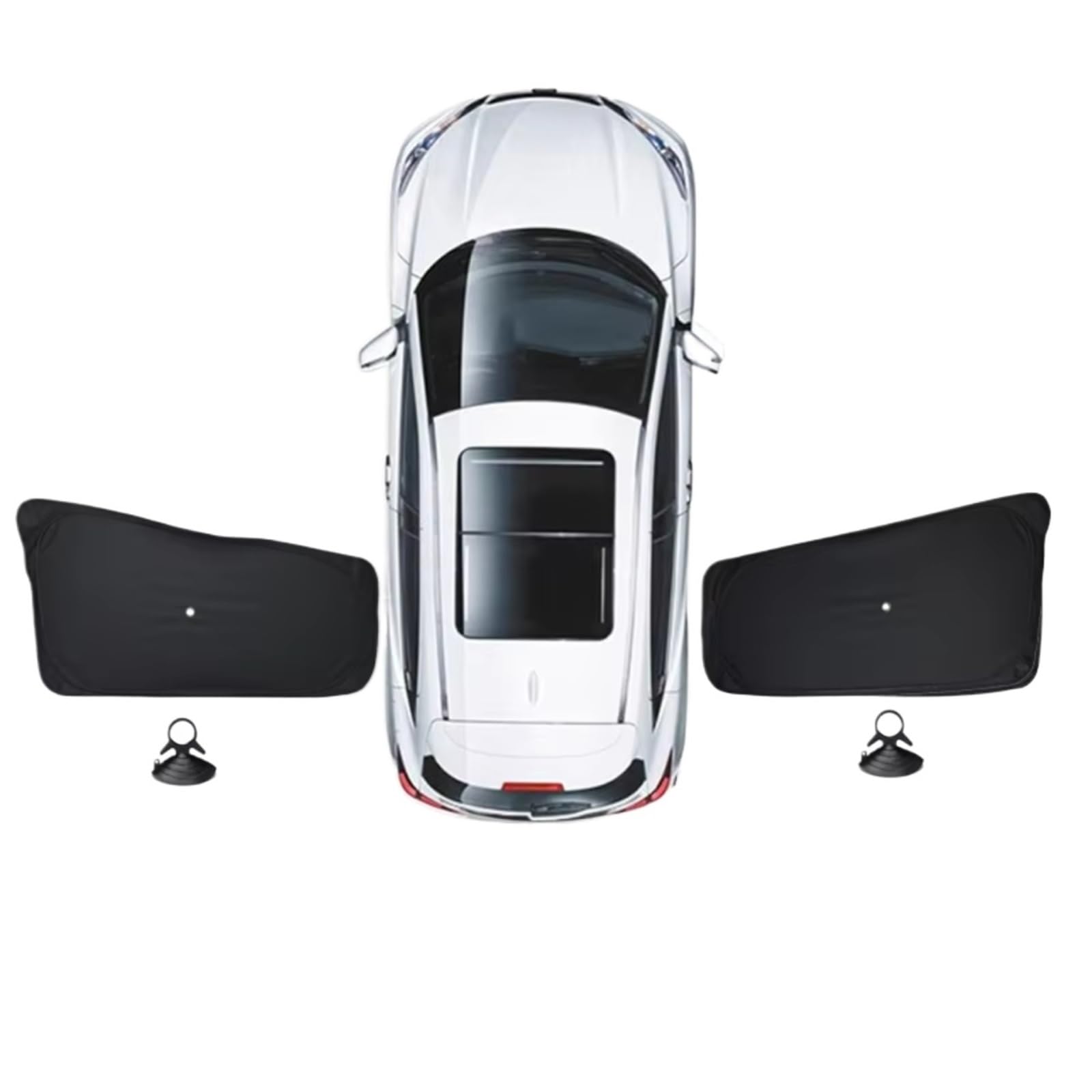 Sonnenschutz Auto Für Tesla Für Modell Y 3 2025 XS Sonnenschutz Vorne Hinten Seite Fenster Sonnenschutz Windschutzscheibe Sonnenblende(MX Rear Side New) von Avfpra