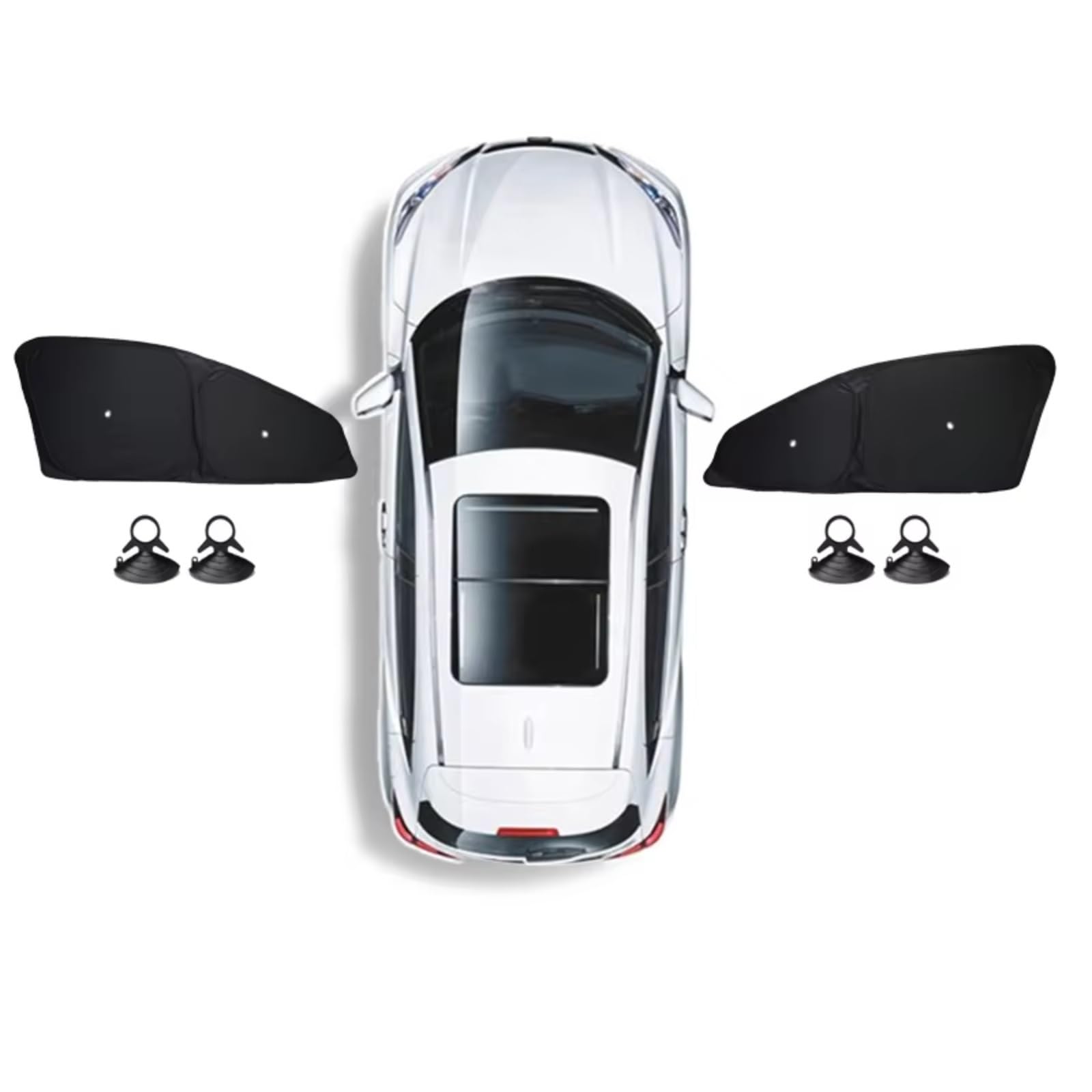 Sonnenschutz Auto Für Tesla Für Modell Y 3 2025 XS Sonnenschutz Vorne Hinten Seite Fenster Sonnenschutz Windschutzscheibe Sonnenblende(My Front Side New) von Avfpra