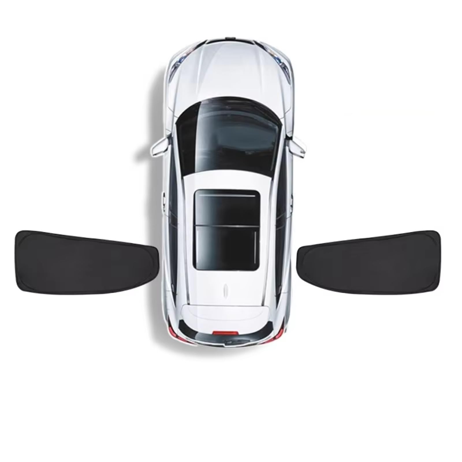 Sonnenschutz Auto Für Tesla Für Modell Y 3 2025 XS Sonnenschutz Vorne Hinten Seite Fenster Sonnenschutz Windschutzscheibe Sonnenblende(My Rear Side) von Avfpra