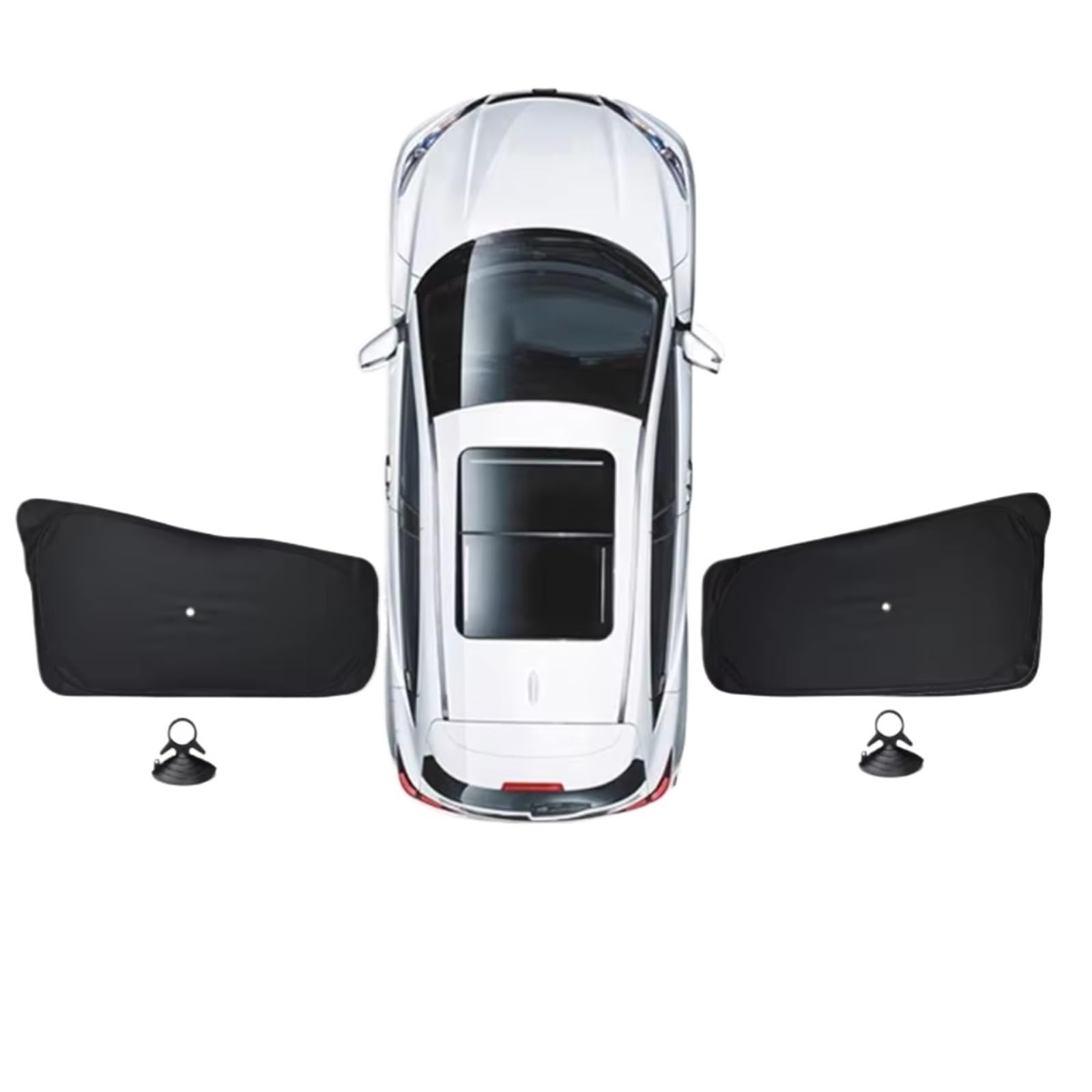 Sonnenschutz Auto Für Tesla Für Modell Y 3 2025 XS Sonnenschutz Vorne Hinten Seite Fenster Sonnenschutz Windschutzscheibe Sonnenblende(My Rear Side New) von Avfpra