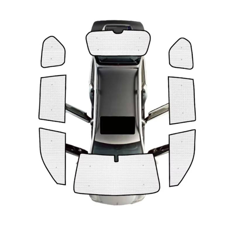 Sonnenschutz Auto Für Toyota Für Land Für Cruiser Für Prado J150 LC150 FJ150 2010~2023 Auto Sonnenschutzfensterabdeckung Auto Vollfensterbeschattung(All Sunshades) von Avfpra